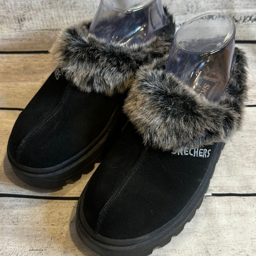 Skechers Shindigs fortress shoes suede fur lining - Picture 6 of 6